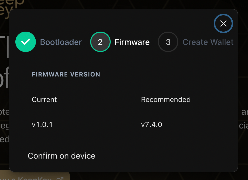 KeepKey wallet